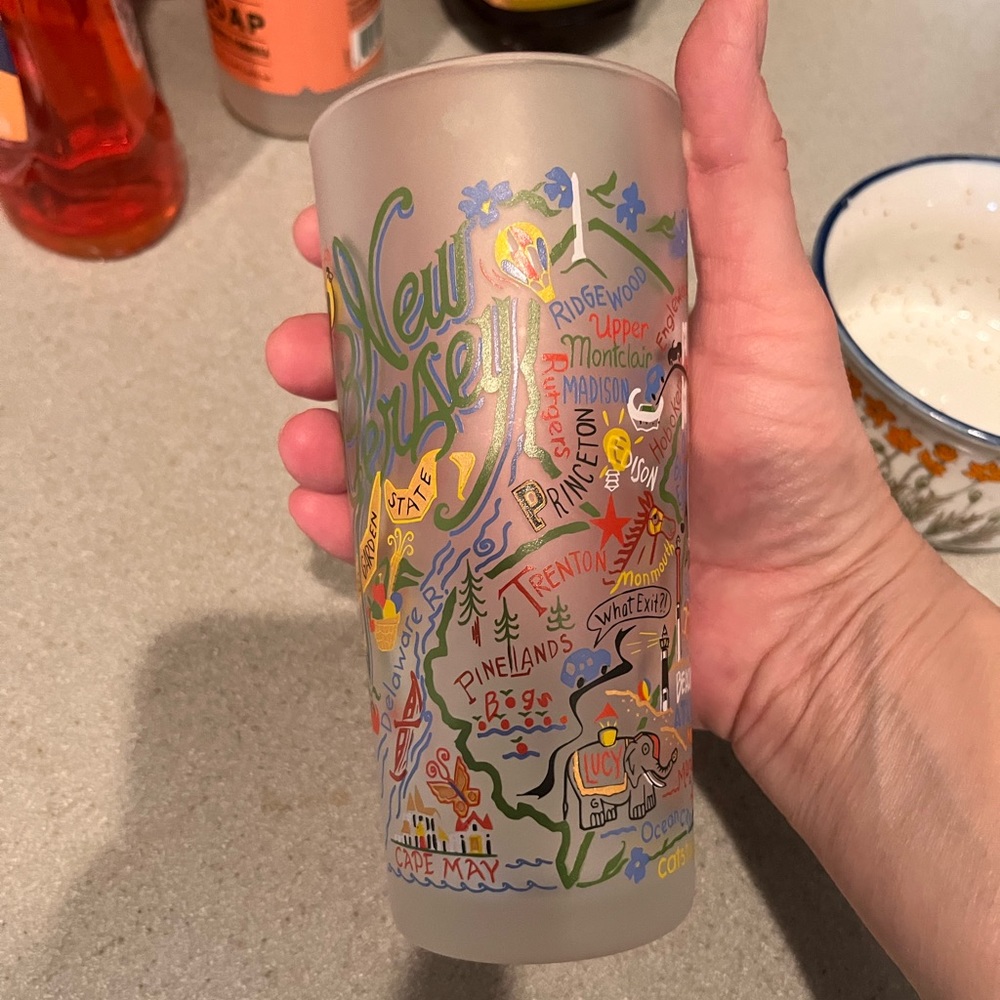 new jersey drinking glass